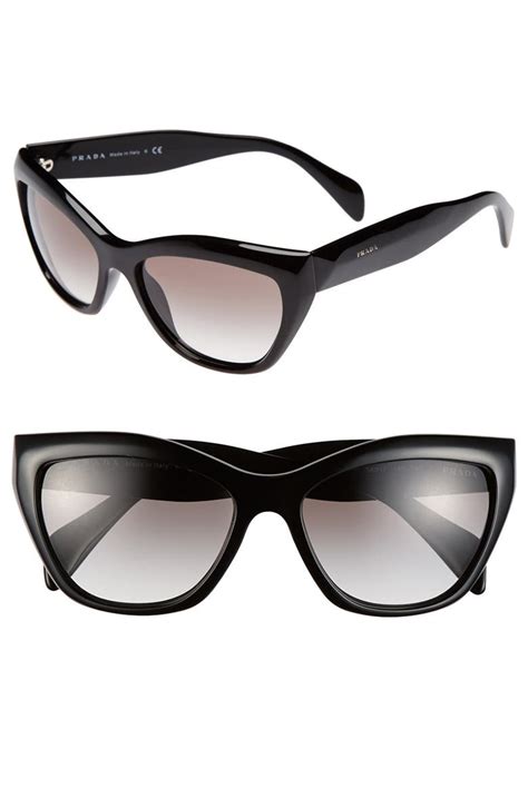 prada heritage 56mm cat eye sunglasses|Prada cat eye tortoiseshell sunglasses.